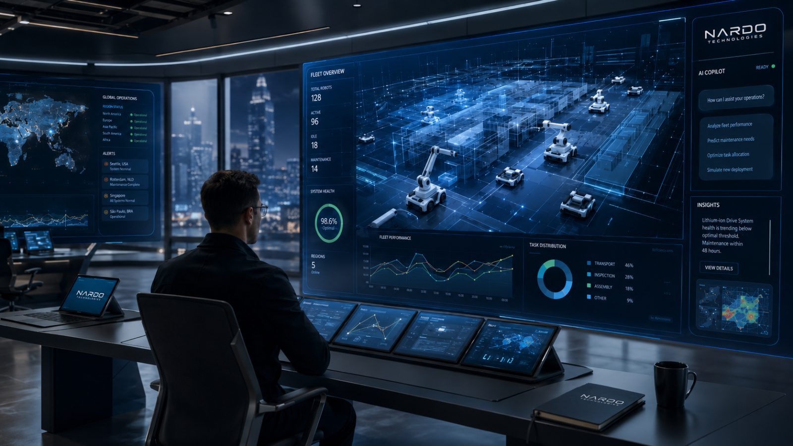 PONTE fleet operations control room